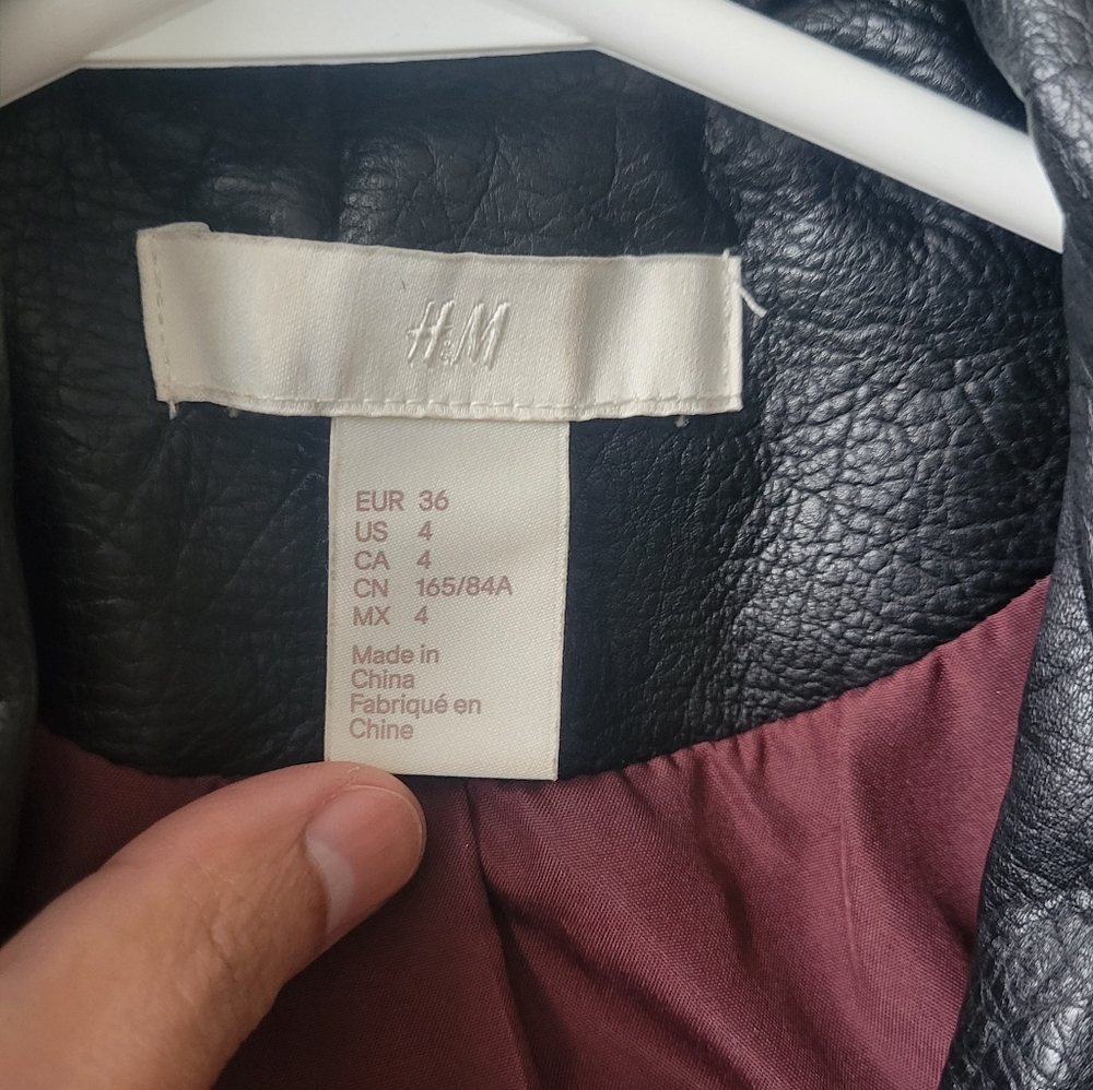 H&M Leather Jacket - Picture 6 of 16